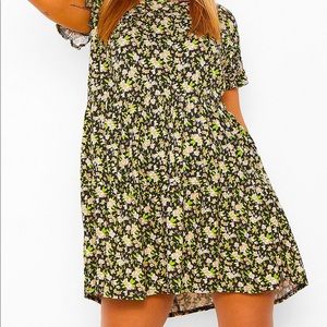 Tiered Ruffle Smock dress